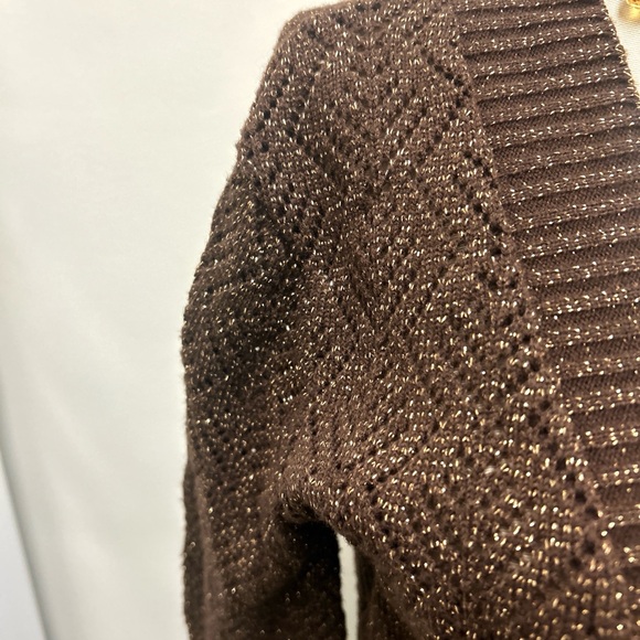 Cache Brown Knit Women's Sweater. EUC - Picture 2 of 4